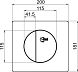 Панель накладная IDEAL STANDART W3091AA двойная, хром