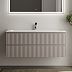 Тумба SANCOS подвесная Snob R 120 (Doha Soft),SNR120SM+CN7017 Умывальник накладной прямоугольный El*