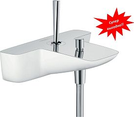 Смеситель PURA VIDA для ванны 15472400 белый/хром