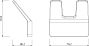 Крючок двойной Lemark SMOOTH LINE графит 9716006