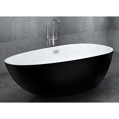 Ванна AB 9211B [170*85/58] отдельностоящая, черная