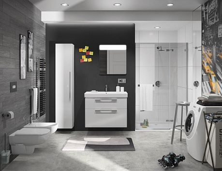 Унитаз GRANDY подвесной RP213100100, крышка/сиденье плавное закрытие RP216000100