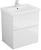 Тумба ARMONIA maximo  65 [65*45.5] белый лак с раковиной Гармония  2 ящика (8404.1100+640214) 