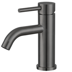 Смеситель TORA для умывальника, AV7110GM оружейная сталь AVRORA