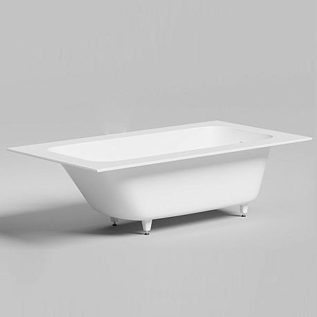 Ванна ORLANDA PLUS KIT встраиваемая 1900х1000х600мм, "Up&Down", сифон, щелевой слив-перелив*