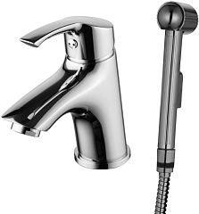 Смеситель plus STRIKE для умывальника, с гигиеническим душем, хром (LM1116C)*