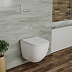 Унитаз D&K Matrix DT1396516 безободковый, (торнадо), крышка/сиденье плавное закрытие 490*370*360