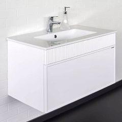 Тумба МАДРИД 80 белый матовый c умывальником COMFORTY 80E*