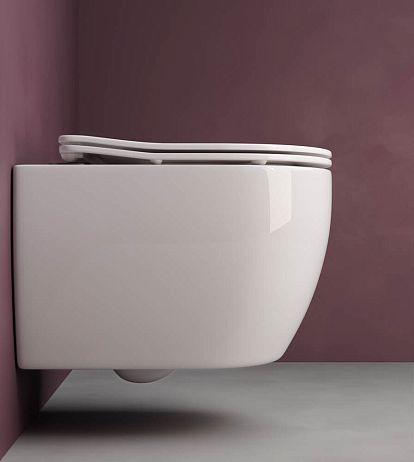 Унитаз PLAY Rimless CN3001 подвесной крышка/сиденье микролифт