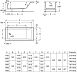 Ванна EASY [170*70] каркас,с/п, без панели (ZRU9302905, монтажный комплект ZRU9302907)