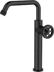 Смеситель GRANGE для умывальника высокий чёрный GRABLR1i01