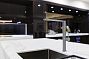 Смеситель KITCHEN INOX 3886 для кухни из нержавеющей стали глянец хр*