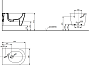Биде RP подвесное B552EXW