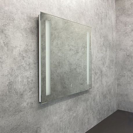 Зеркало ЖАСМИН 75 светодиод. лента, сенсор 750*650*