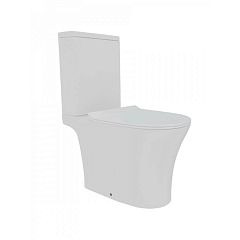 Унитаз напольный [65*37.5*83] BELINDA PRO VOR W00120 безободковый,(торнадо) крышка/сиденье микролифт