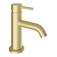 Смеситель CANO для умывальника CAN0150, шлифованное золото