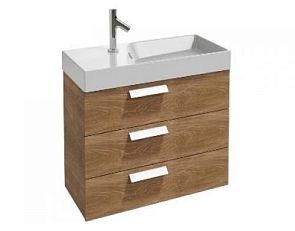 Тумба FORMILA RYTHMIK [80*37] EB1308-E10 квебекский дуб с умывальником ЕXP112-Z-00*