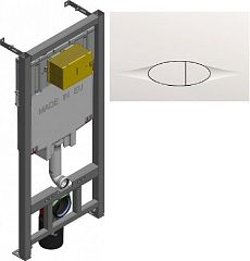 Система инсталляции JACOB DELAFON E29025-NF для унитаза, кнопка белая E29026-01R