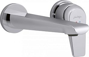 Смеситель AVID E97358-CP для умывальника настенный, скрытый монтаж, хром*