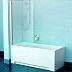 Шторка на ванну PVS1-80 стекло прозрачное, профиль белый*