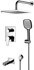 Комплект SHIFT для ванны и душа, скрытый монтаж (LM4322C)