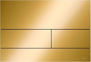 Накладная панель SQUARE 9240839 для унитазов металл с цветным PVD покрытием глянец, позолоченый *