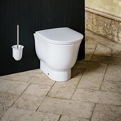 Унитаз THE NEW CLASSIC 8.2385.1.000.000.1, 8.9185.1.000.000 [56*36] напольный, крышка плавн. закр.