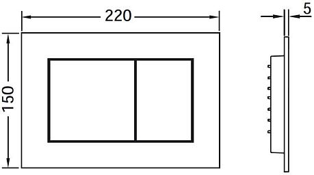 Накладная панель NOW 9240400 белый