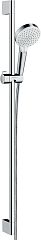 Душевой гарнитур CROMETTA VARIO 26536400 (штанга 90см, шланг 160см, ручной душ100) хром/белый*