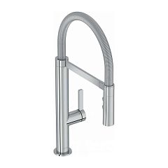 Смеситель SPIRALE гибкий излив на магните E23310-CP (кнопка старт-стоп), хром