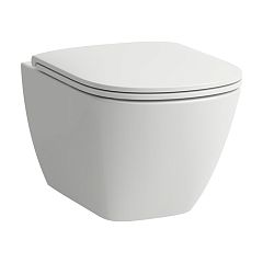 Унитаз Lua безободковый подвесной 8.2008.0.000.00.0.1. 520*360, крышка 8.9108.3.000.00.0.1 микролифт