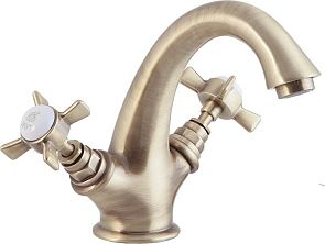 Смеситель BRISTOL для умывальника, бронза (21-020-vot)