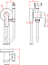 Гигиенический набор СМАРТ-ПРАЙМ 4в1, смеситель, шланг, лейка, держатель,  хром (SM113511AA)