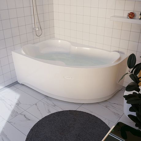 Ванна ИРМА  [169*110] левая каркас, фронт. панель, без полотенцедержателей, с/п бронза металл