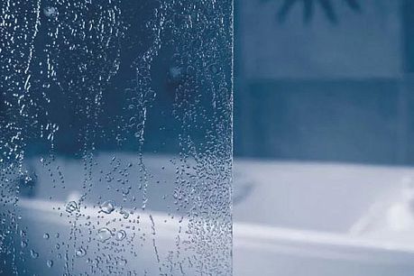 Шторка для ванны SUPERNOVA VS5 [113.5*133] профиль белый, Rain (794E010041)*