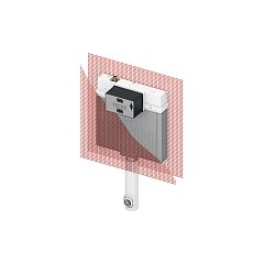 TECEprofil Застенный бачок TECEbox Octa 2, с арматурной сеткой, для напольного унитаза 9370500