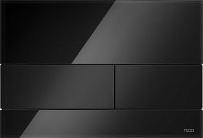 Накладная панель TECE SQUARE стекло, чёрный (9240809)