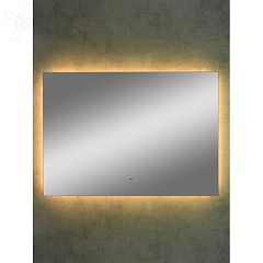 Зеркало TREZHE LED [120*70] с бесконтактным сенсором, тёплая подсветка (ЗЛП317)