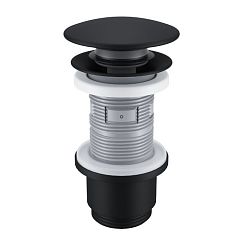 Донный клапан EXCELLENT для умывальника, клик-клак (чёрный мат.) ARIN.1485.01BL