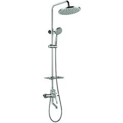 Душевой гарнитур ЛИНАРА LM0462CF со смесителем для ванны, верхний/ручной душ 