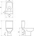 Унитаз COLOUR, COL011 крышка/сиденье плавное закрытие 980093
