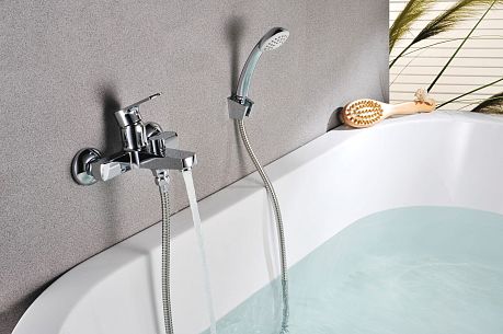 Смеситель plus GRACE для ванны, с аксес., хром (LM1512C)