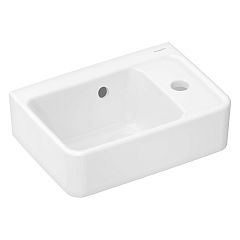 Умывальник XUNIVA Q [36*25] накладной с отверстием под смеситель и переливом, белый 60129450*