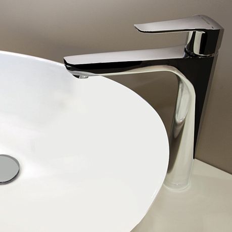 Смеситель YPSILON PLUS 6410 для умывальника высокий, хром