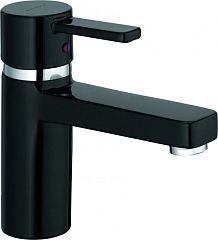 Смеситель ZENTA для умывальника 382518675 чёрный/хром БЕЗ донного клапана,148мм*