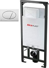 Система инсталляции д/унитаза SET 3v1 клавиша белая (AM101/1120+M070/M70-0001)*