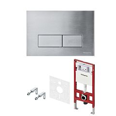 Система инсталляции TECEspring S S955301 дляунитаза h=112(рама+бачок,крепл.,звукоиз.,кн,прямо)сатин*