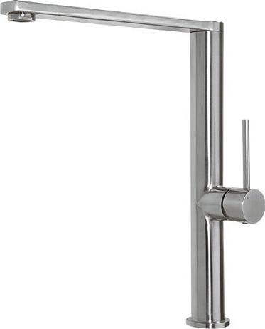 Смеситель KITCHEN INOX 3886 для кухни из нержавеющей стали глянец хр*