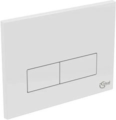 Панель накладная IDEAL STANDART W3708AС двойная, с логотипом, белый