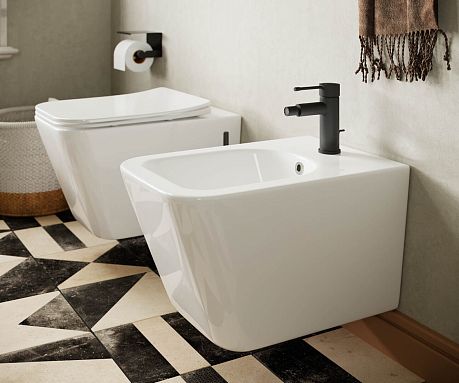 Унитаз METRIC Rimless CN3007 подвесной, крышка/сиденье микролифт